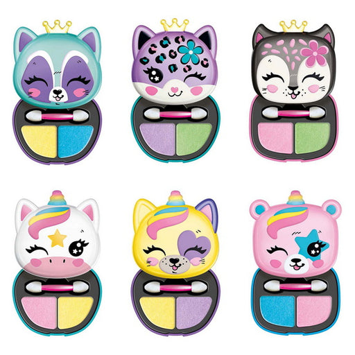 Boîtier fards à paupières crazy chic animaux 6AS