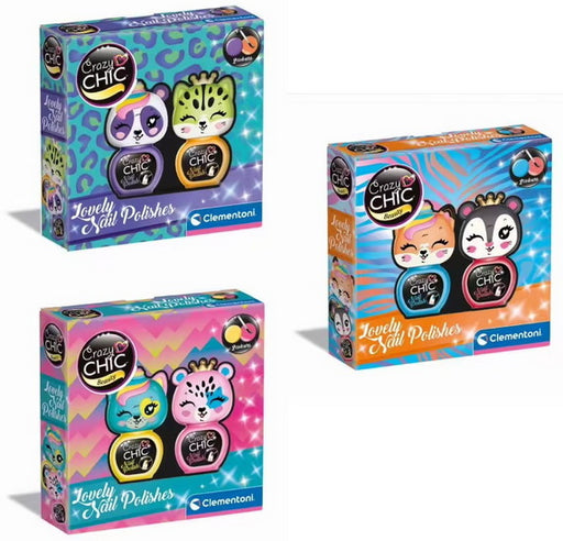 Ens. de 2 vernis à ongle crazy chic 3AS