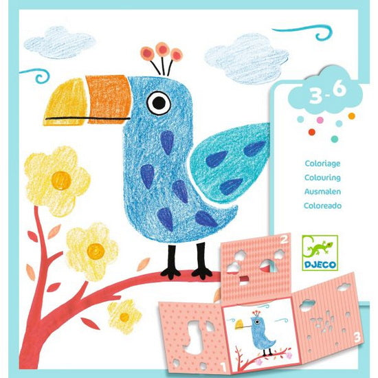 3 POCHOIRS POUR UNE IMAGE