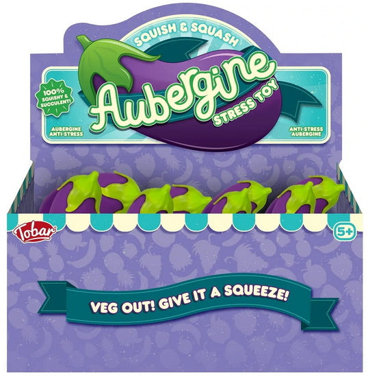 JOUETS ANTI-STRESS AUBERGINES