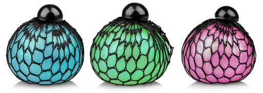 BOULE EN MAILLE SQUISHY A PAILLETTES