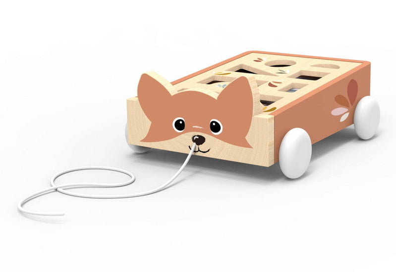 Chariot à blocs renard