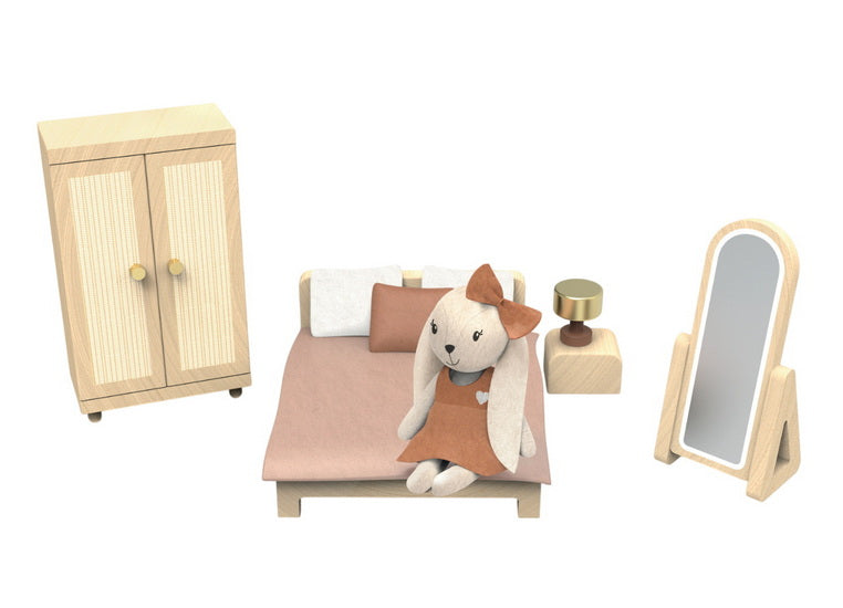 Ens. Chambre à poupée