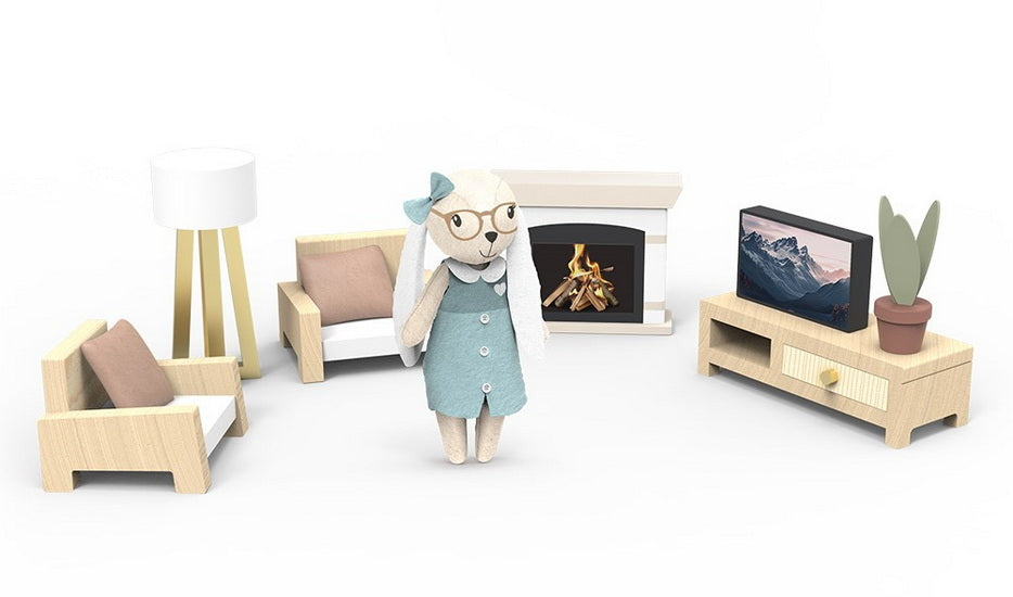 Ens. Salon à poupée