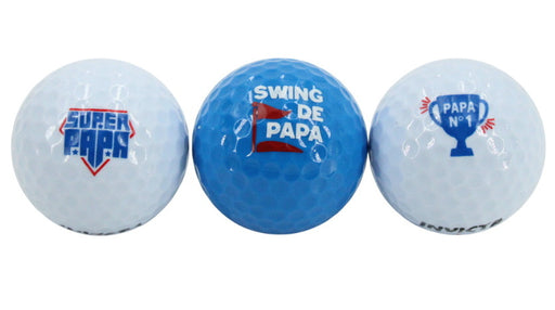 Ens. 3 balles de golf Papa