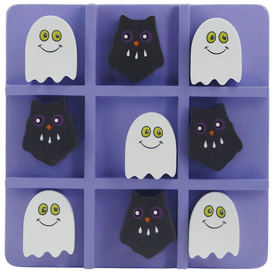 Tic tac toe fantôme et hibou