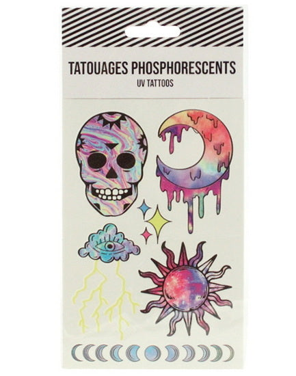 Tatouages temporaires crâne