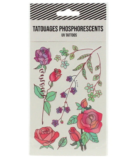 Tatouages temporaires roses