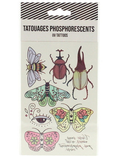 Tatouages temporaires insectes
