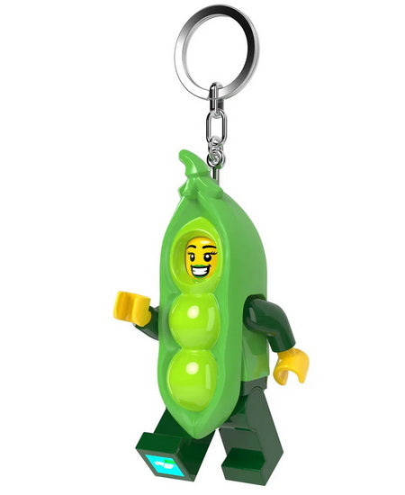 Porte-clés lumineux mini figurine LEGO Petit pois
