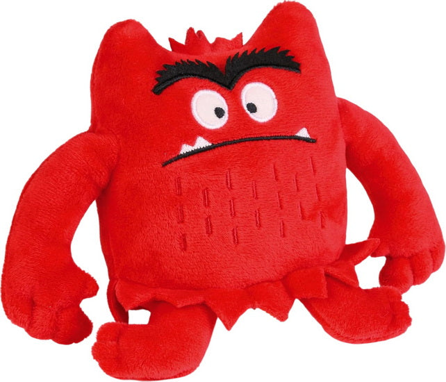 Couleur des émotions: mini peluche monstre rouge(La)