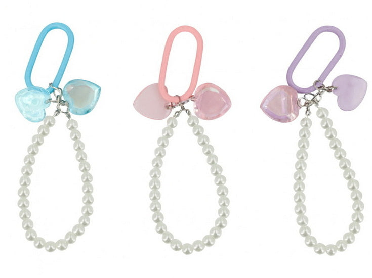 Breloque pour sac coeurs 3AS