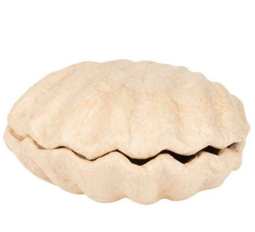 Papier mâché - boîte coquillage