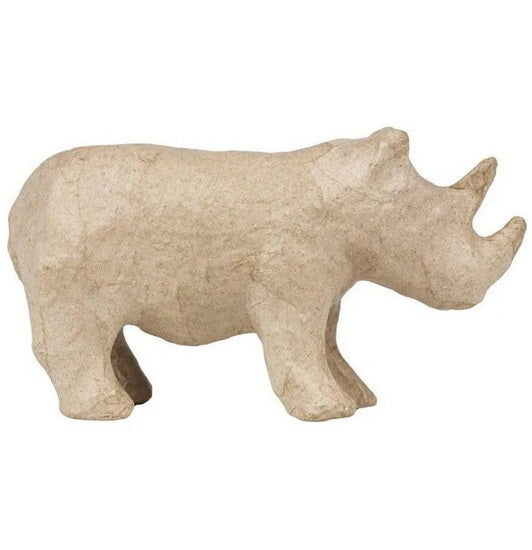 Papier mâché - rhinocéros