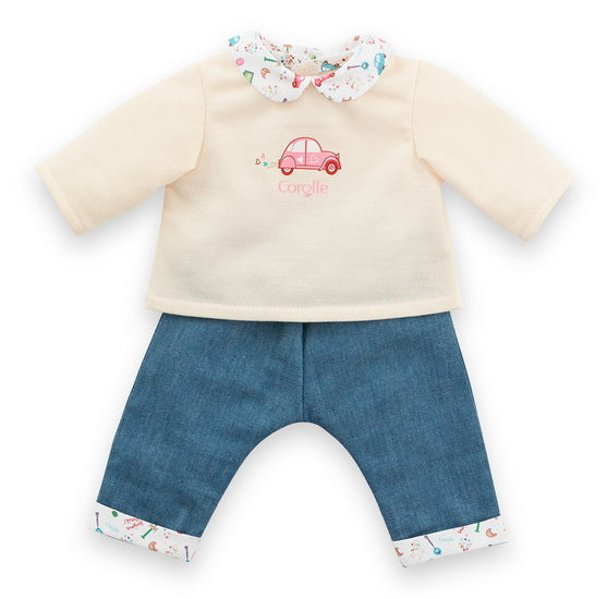 Week-end à Paris T-Shirt manches longue et Jeans 30 cm