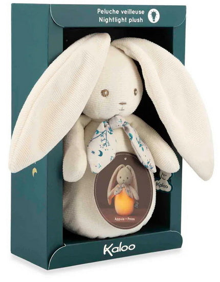Peluche veilleuse nomade : lapinoo crème