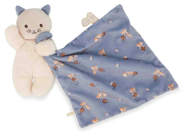 Carré douceur doudou chat : lilas