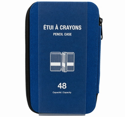 Coffre pour 48 crayons - Bleu