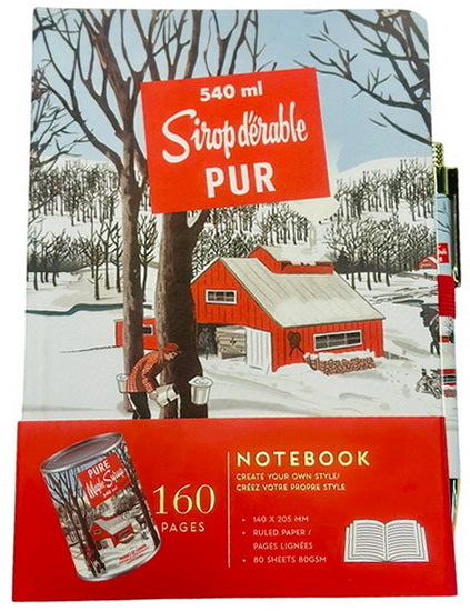 Ens. Journal et stylo - Sirop d'érable