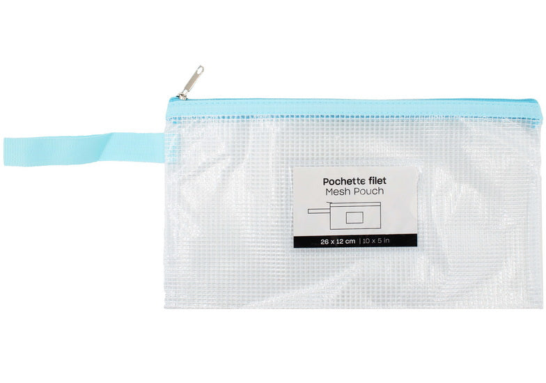 Pochette filet enveloppe - Bleu
