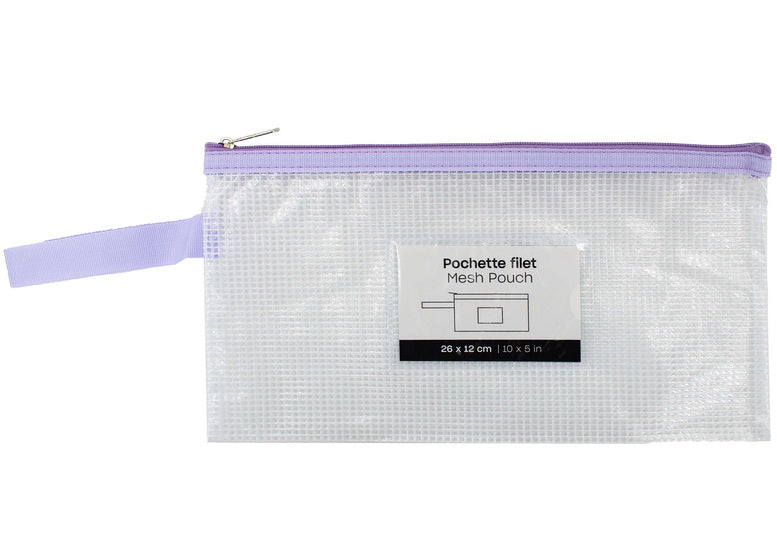 Pochette filet enveloppe - Mauve