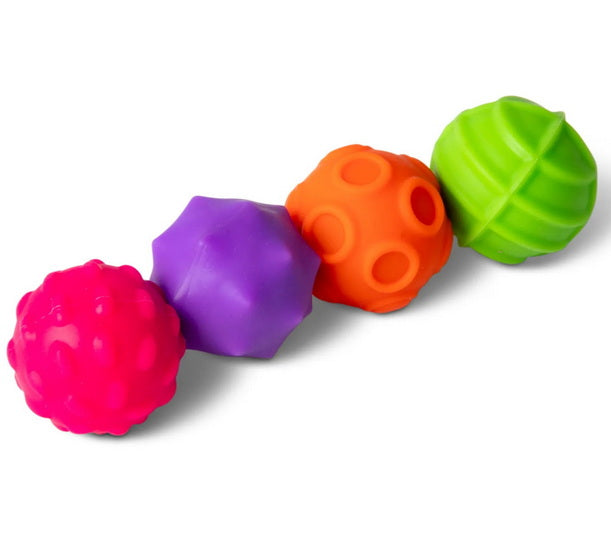 Ens. 4 boules sensorielles magnétiques