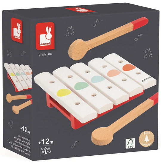 Xylophone en bois confetti