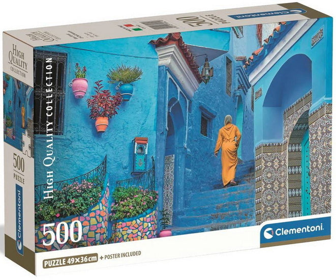 La rue bleue de Chefchaouen 500 mcx