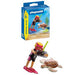Plongeuse avec tortue