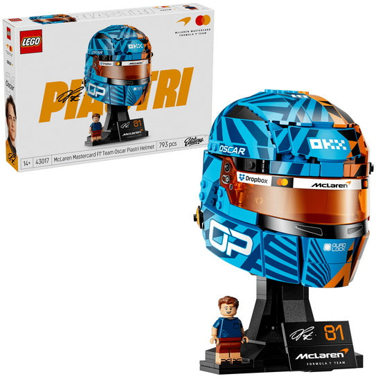 Le casque McLaren Mastercard F1 Team d’Oscar Piastri