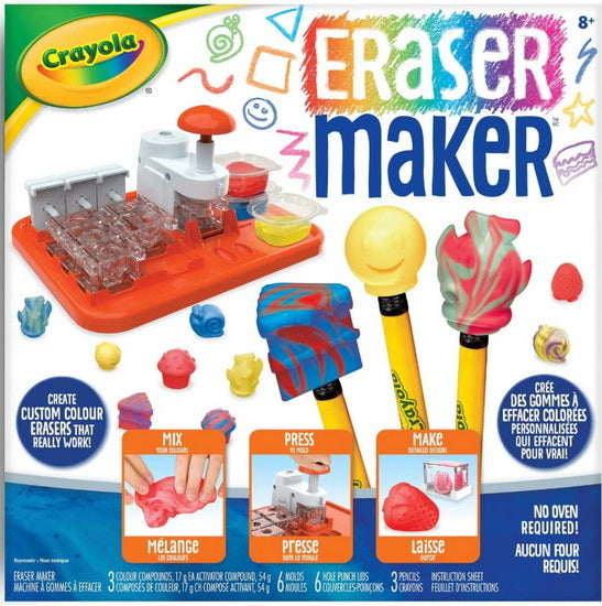 Coffret de fabrication de gommes à effacer Crayola