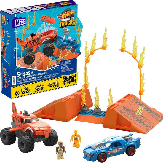 Hot Wheels Parcours Monsters Trucks Tiger shark