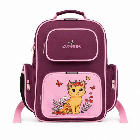 Sac à dos à 4 pochettes Chat