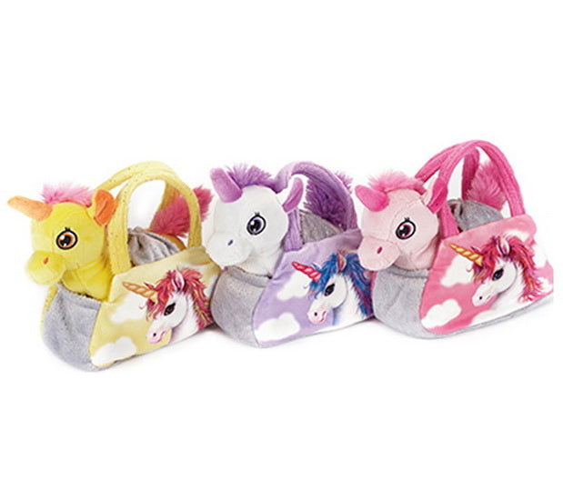 Peluche Licorne dans Sac 17cm 3AS