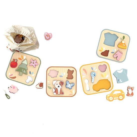 Puzzle tactile cherche et trouve