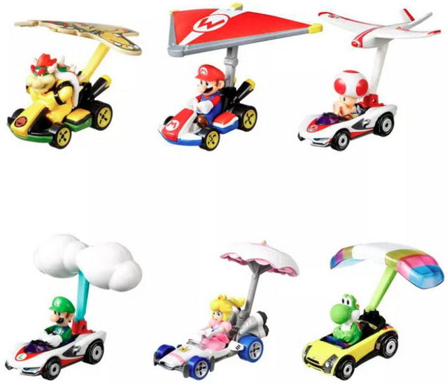 Hot Wheels Véhicule planeur Mario Kart 6AS