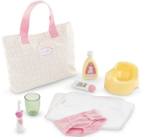 Coffret accessoires à langer pour poupon 36 cm