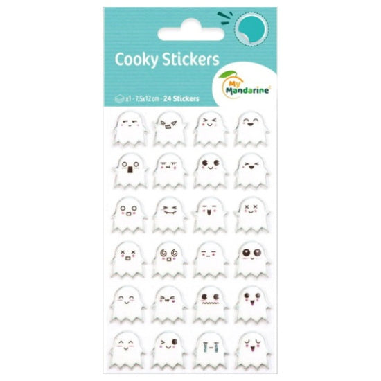 Autocollants Cooky : Fantômes
