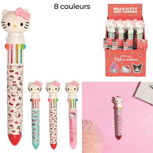 Stylo 10 couleurs Hello Ktty 3AS