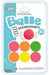 Ens. 6 balles rebondissantes colorées 