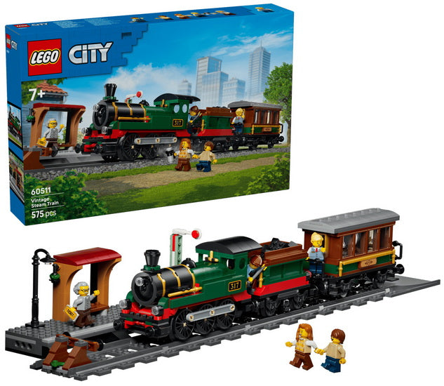 Le train à vapeur rétro