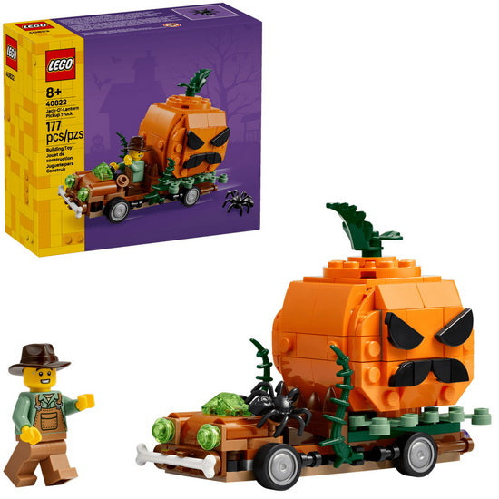 La camionnette de la citrouille d’Halloween
