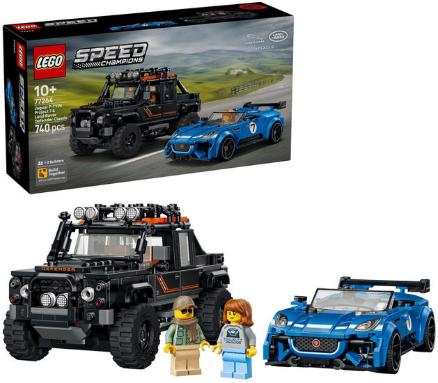 La Jaguar Project 7 et le Land Rover Defender