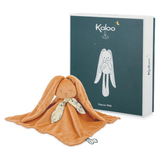 Doudou lapin abricot