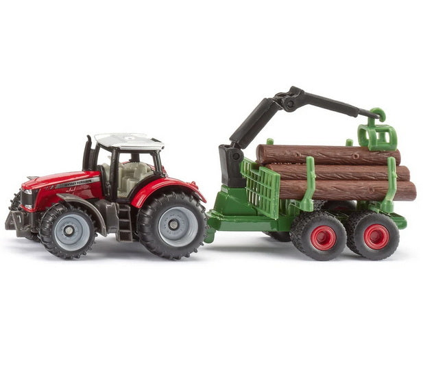 Massey Ferguson avec remorque