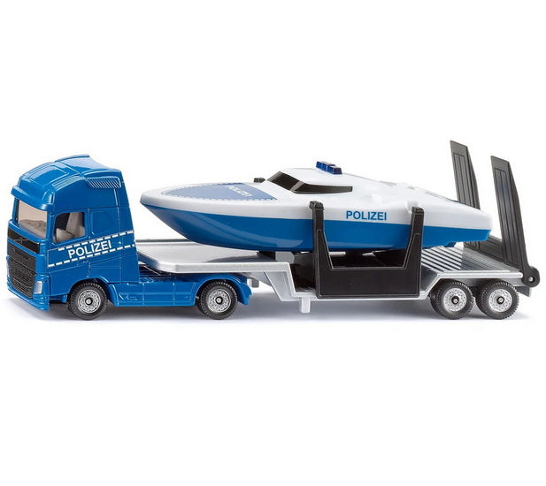 Volvo camion avec bateau