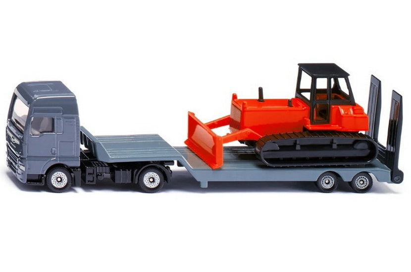 Camion avec bulldozer