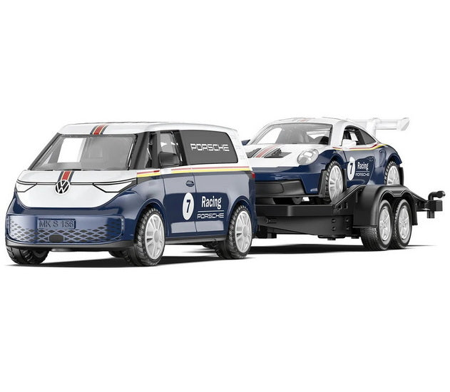 VW ID. buzz avec Porsche 911 GT3 RS