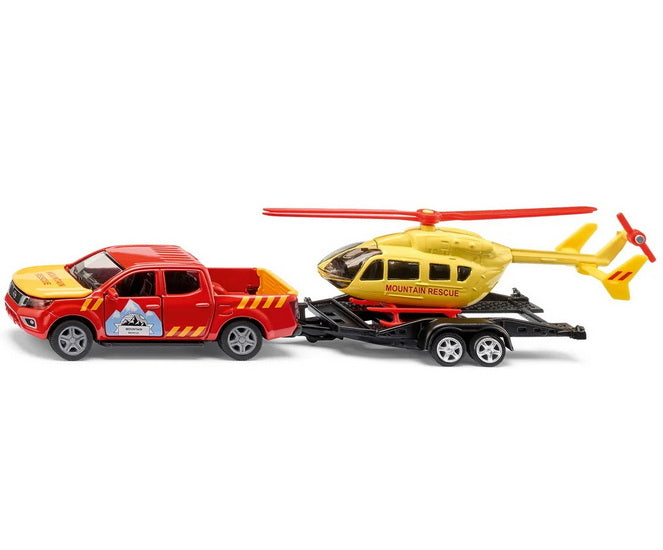 Nissan Navara avec helicopter