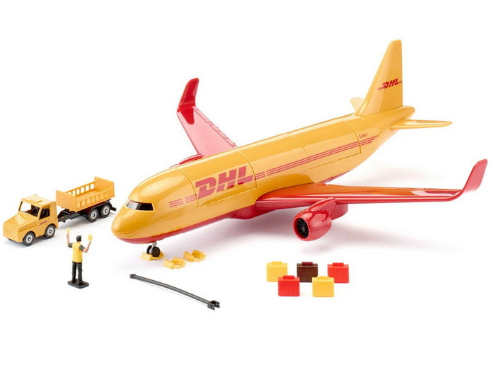 Avion DHL cargo avec accessories